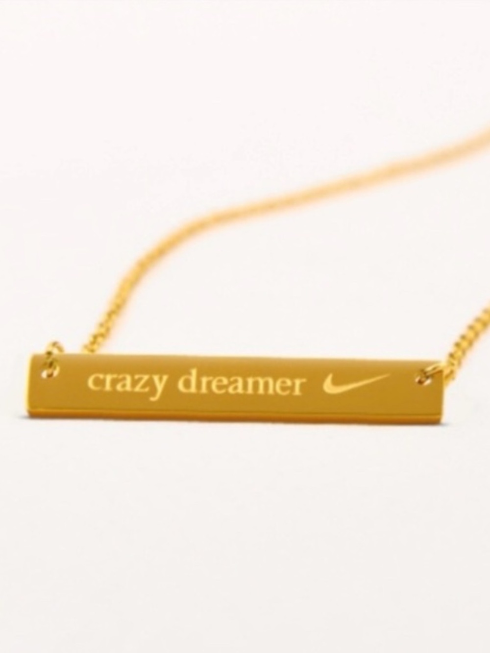 Nike Crazy Dreamer Swoosh Supreme Just Do It Necklace Unisex